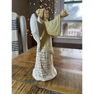 Enesco Foundations Bereavement Comfort Angel Figurine Holding Star 9" Karen Hahn